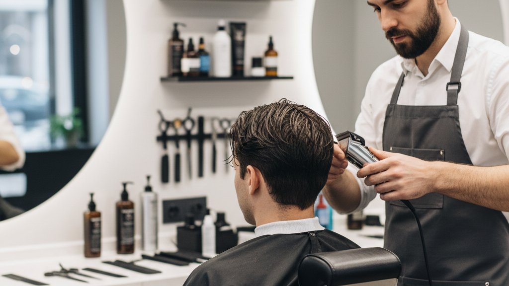 Should I Go to the Barber With My Hair Styled?